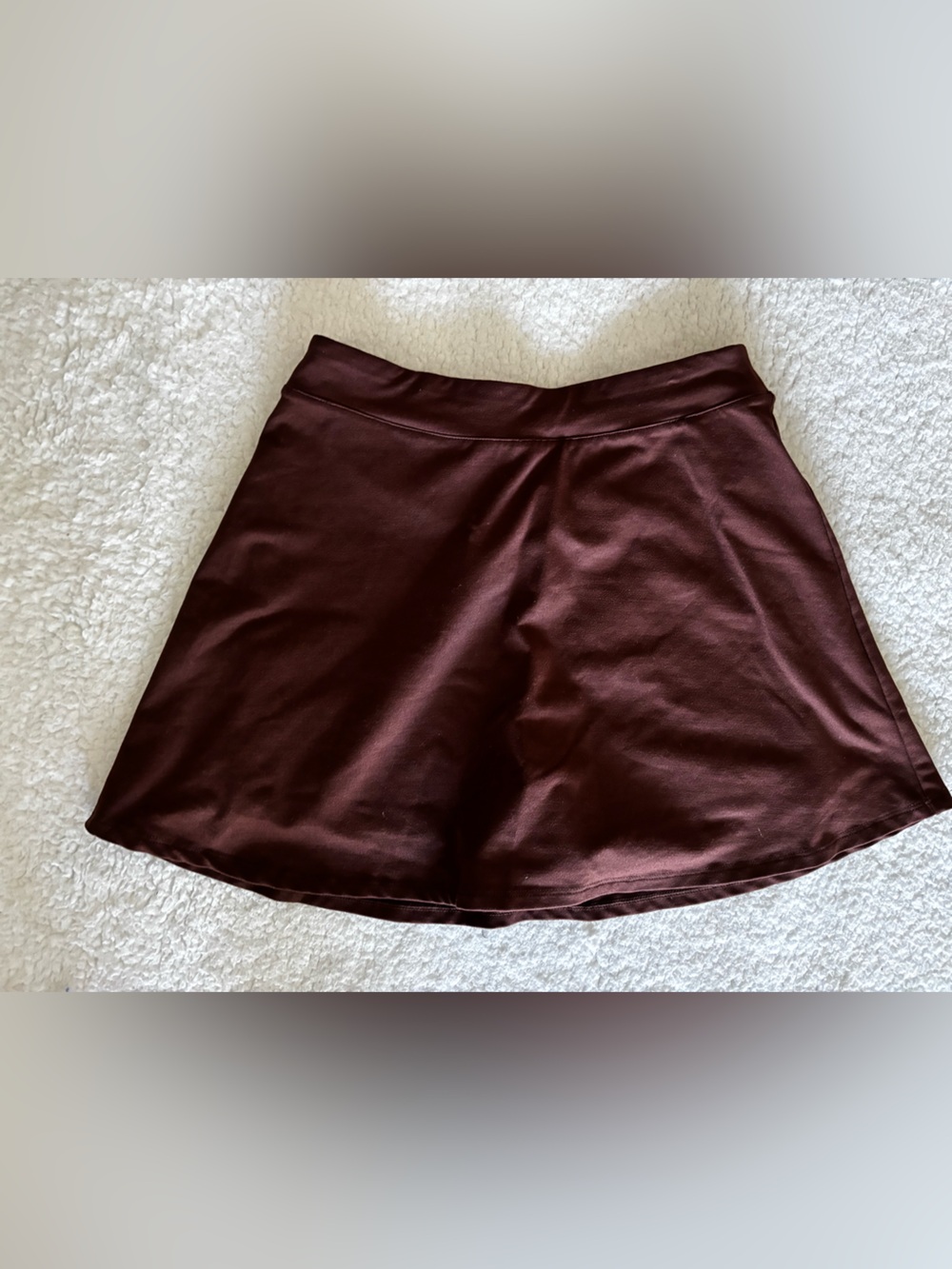 Reformation Chocolate Brown Skort